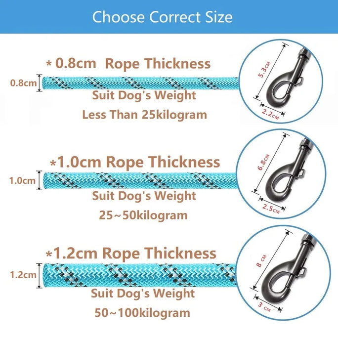Strong Dog Leash Pet Leashes Reflective Leash For Big Small Medium Dog