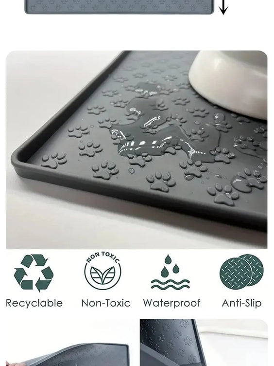 Pet Placemat Nonspill Waterproof Pet Mat