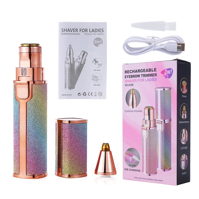 2 IN 1 Rechargeable Epilator Electric
