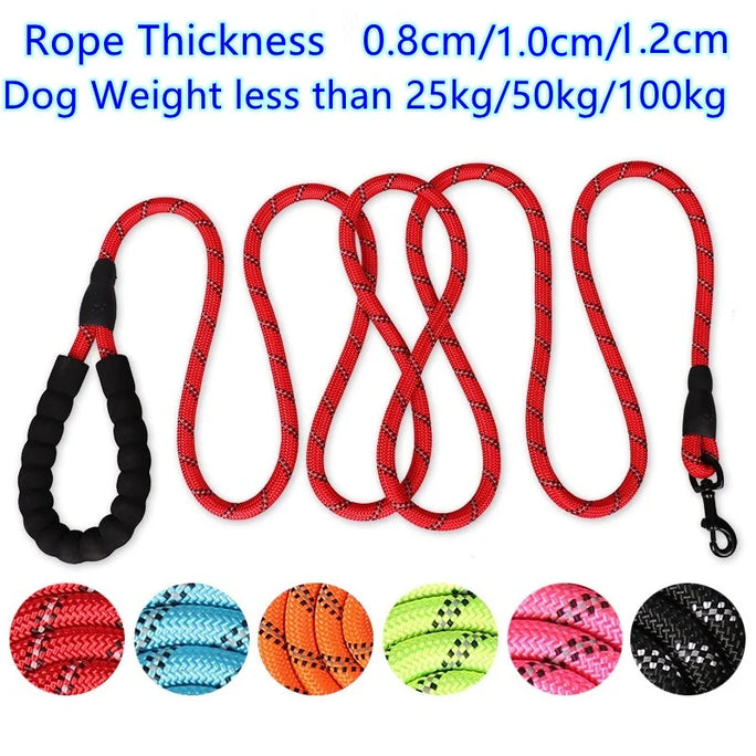 Strong Dog Leash Pet Leashes Reflective Leash For Big Small Medium Dog