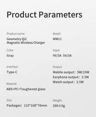 Qi2 3-in-1 Wireless Charger for IPhone 16/15/14 Pro Max