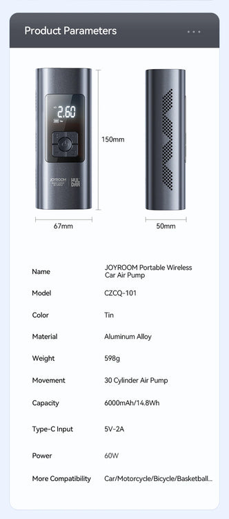 Portable Car Air Pump