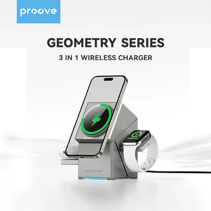 Qi2 3-in-1 Wireless Charger for IPhone 16/15/14 Pro Max