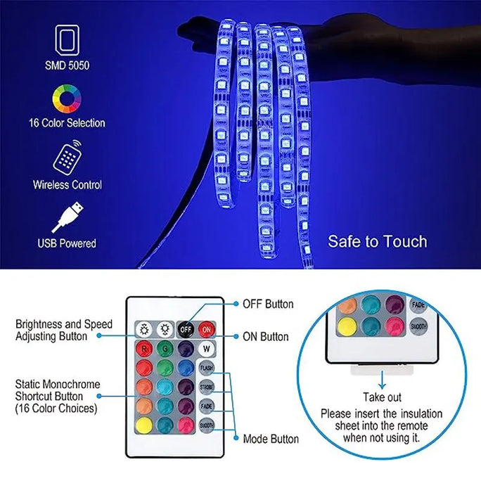 Led USB Strip Light 5M