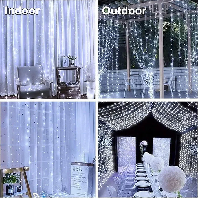 LED Curtain String Lights Fairy