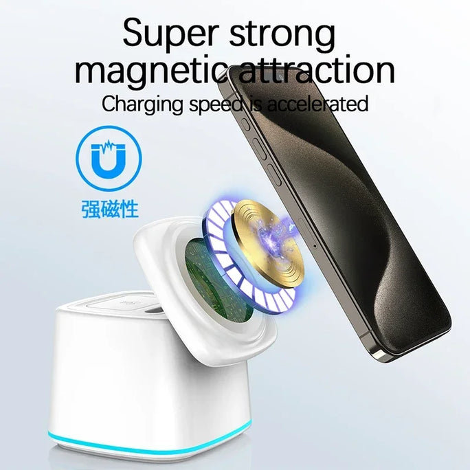 Magnetic Wireless Charger 3 in 1 for Apple Device