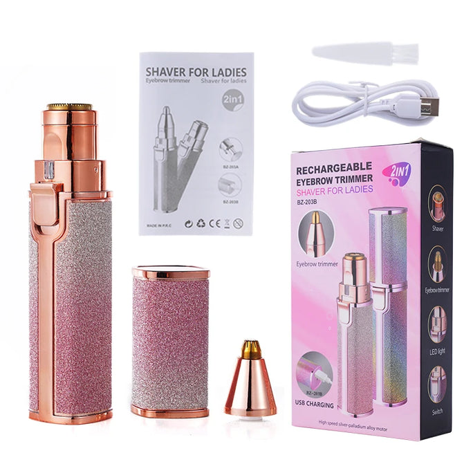 2 IN 1 Rechargeable Epilator Electric