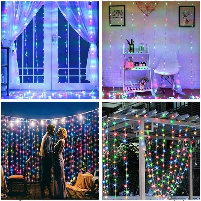 LED Curtain String Lights Fairy