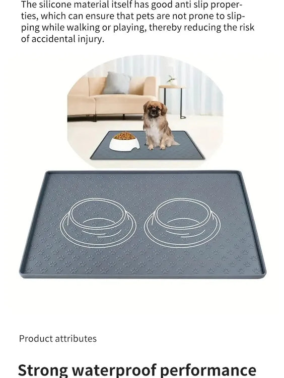 Pet Placemat Nonspill Waterproof Pet Mat
