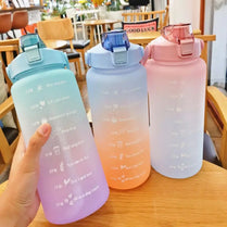 2L Water Bottle With Time Marker