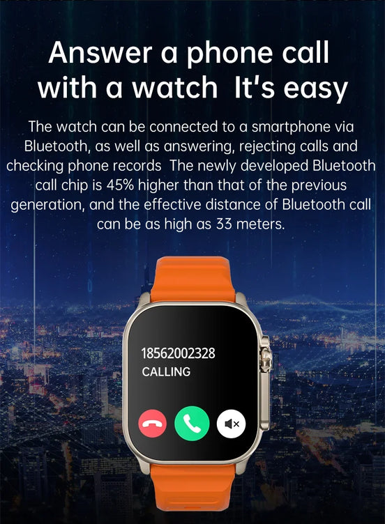 Ultra 2 Smart Watch  Bluetooth