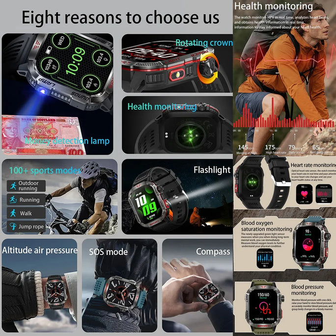 Smartwatch Men Bluetooth