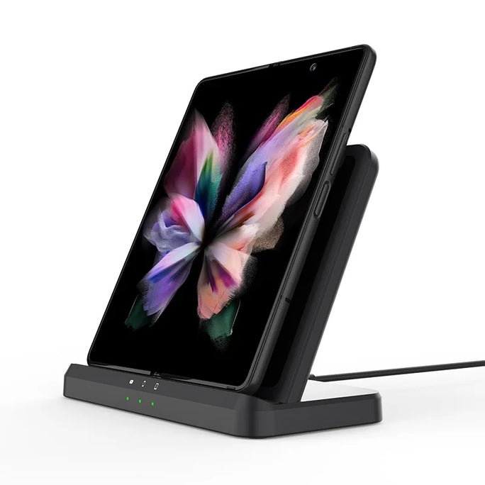 3 in 1 Wireless Charger Stand for Samsung Galaxy S24 S23 Ultra Note Qi