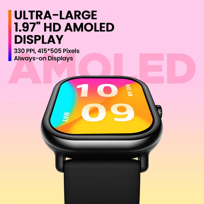 Zeblaze Voice Calling Smart Watch Ultra-big HD AMOLED Screen