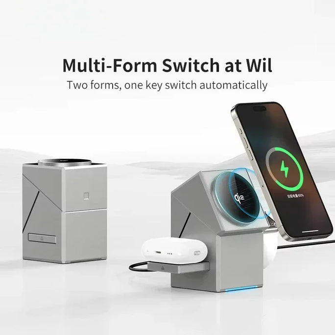Qi2 3-in-1 Wireless Charger for IPhone 16/15/14 Pro Max