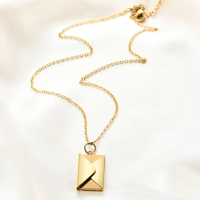 Love Letter Envelope Pendant Necklace