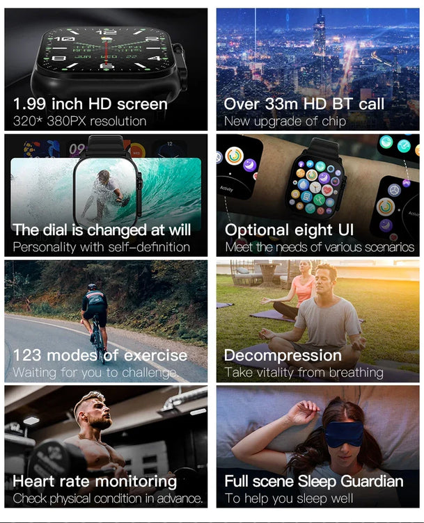 Ultra 2 Smart Watch  Bluetooth