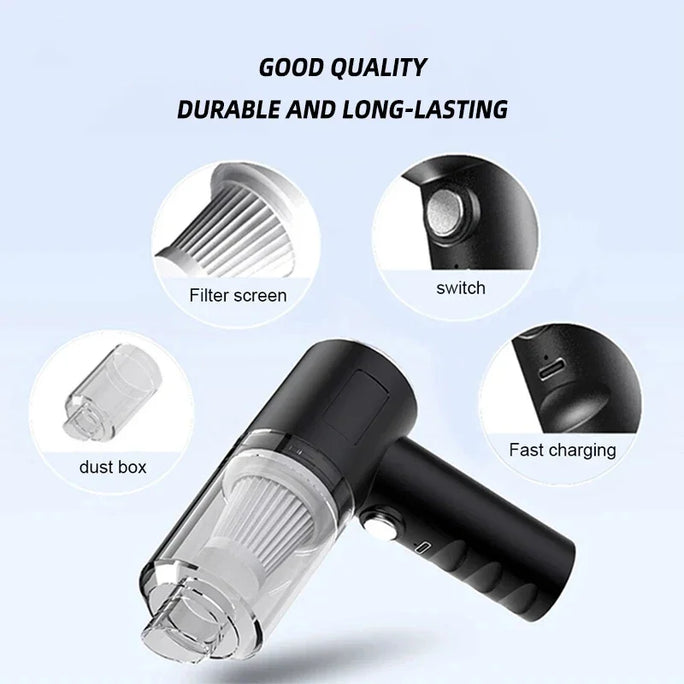 Wireless Car Vacuum Cleaner USB Charging Portable
