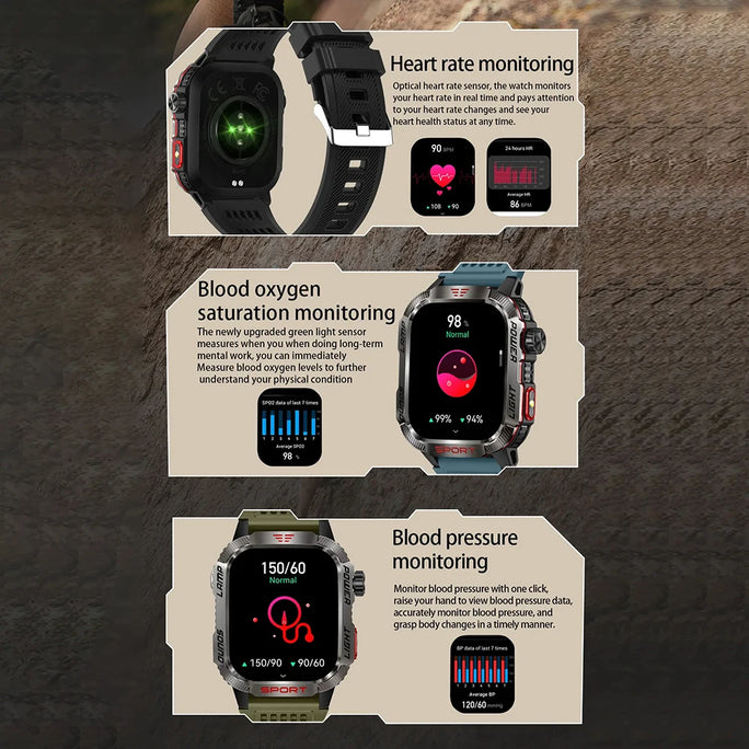 Smartwatch Men Bluetooth